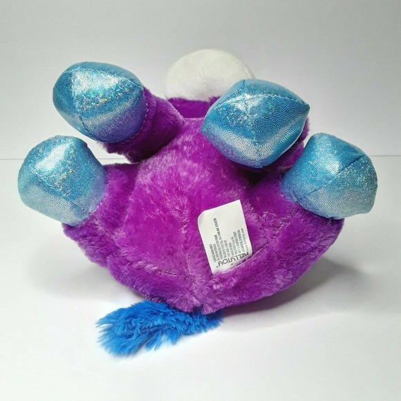 Kellytoy Shimmer Squad Sugar Loaf Unicorn Pegasus Purple Blue Plush Stuffed Toy - Picture 5 of 6